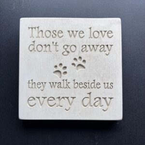 Crushed Marble 'Those we Love' sign